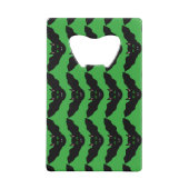 Vampire Cat Faced Bat Halloween Flaschenöffner (Rückseite)