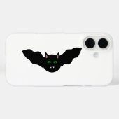 Vampire Cat Faced Bat Halloween iPhone Case (Rückseite (Horizontal))