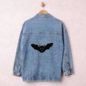 Vampire Cat Faced Bat Halloween Jeansjacke (Hangar)