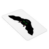 Vampire Cat Faced Bat Halloween Magnet (Rechte Seite)
