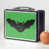 Vampire Cat Faced Bat Halloween Metal Lunchbox (Beispiel)