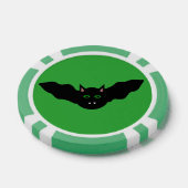 Vampire Cat Faced Bat Halloween Pokerchips (Einzeln)