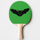 Vampire Cat Faced Bat Halloween Pong Paddle Tischtennis Schläger (Rückseite)