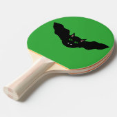 Vampire Cat Faced Bat Halloween Pong Paddle Tischtennis Schläger (Vorderseite)