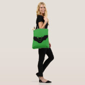 Vampire Cat Faced Bat Halloween Tote Bag Tasche (Am Model)