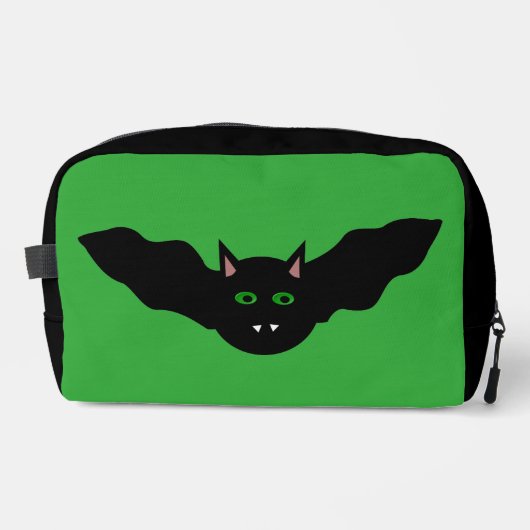 Vampire Cat Faced Bat Halloween Waschbeutel (Vorderseite)