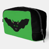 Vampire Cat Faced Bat Halloween Waschbeutel (Rechte Ecke)