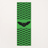 Vampire Cat Faced Bat Halloween Yoga Mat Yogamatte (Vorderseite)