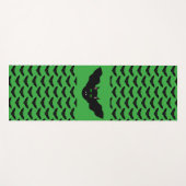 Vampire Cat Faced Bat Halloween Yoga Mat Yogamatte (Vorderseite (Horizontal))