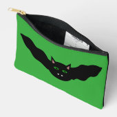 Vampire Cat Faced Bat Halloween Zubehörtasche (Offen)