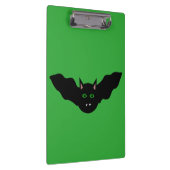 Vampire Cat Faced Bat Halloween Zwischenablage Klemmbrett (Rechts)
