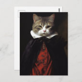 Vampire Cat Postkarte (Vorne/Hinten)