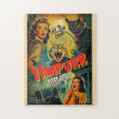 Vampire cat - Retro-Horror-Poster Puzzle (Vertikal)