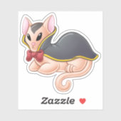 Vampire Cat Sticker (Blatt)