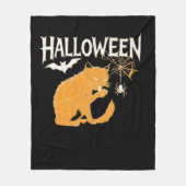 Vampire Cat's Halloween Classic T - Shirt Fleecedecke (Vorderseite)