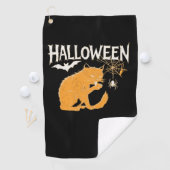 Vampire Cat's Halloween Classic T - Shirt Golfhandtuch (Insitu)
