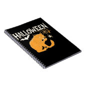 Vampire Cat's Halloween Classic T-Shirt Notizblock (Rechte Seite)