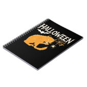 Vampire Cat's Halloween Classic T-Shirt Notizblock (Linke Seite)