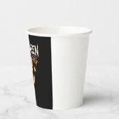 Vampire Cat's Halloween Classic T - Shirt Pappbecher (Links)