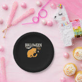 Vampire Cat's Halloween Classic T - Shirt Pappteller (Party)