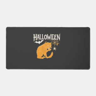 Vampire Cat's Halloween Klassik T-Shirt Schreibtischunterlage