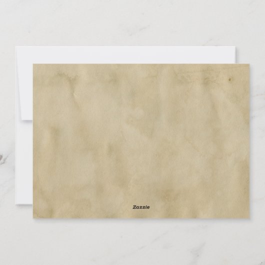 Vampire Christmas Village Feiertagskarte (Rückseite)