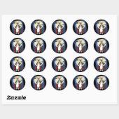 Vampire Corgi Stickers (Blatt)