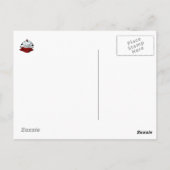 Vampire Count Cupcake Postkarte (Rückseite)