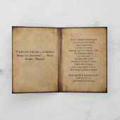 Vampire Couple Clock Gothic Wedding Einladung (Innenseite)