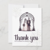 Vampire Couple Dankeskarte (Vorderseite)