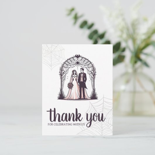 Vampire Couple Dankeskarte (Stehend Vorderseite)