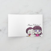 Vampire Couple Feiertagskarte (Innenseite)