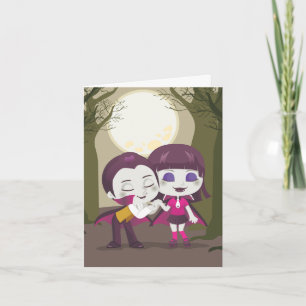 Vampire Couple Feiertagskarte