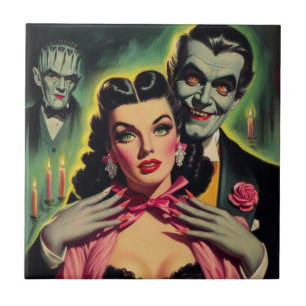 Vampire Couple Fliese