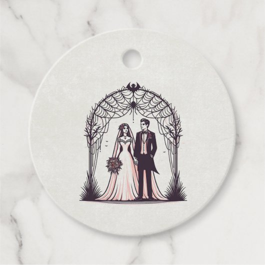 Vampire Couple Geschenkanhänger (Vorderseite)