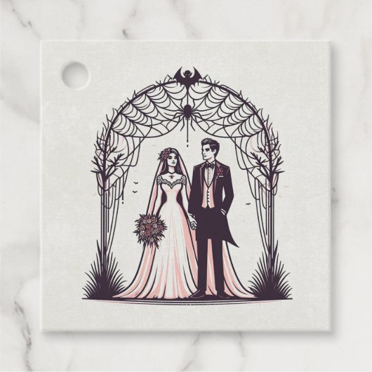 Vampire Couple Geschenkanhänger (Vorderseite)