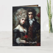 Vampire Couple Gothic Wedding Einladung (Vorderseite)