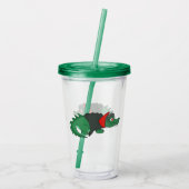 Vampire Crocodile Acryltrinkbecher (Rückseite)