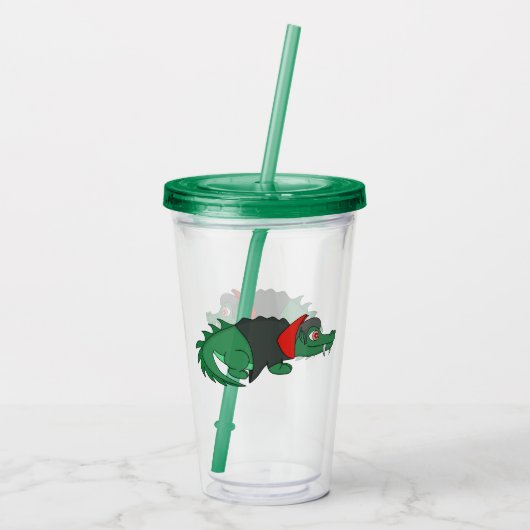 Vampire Crocodile Acryltrinkbecher (Rückseite)