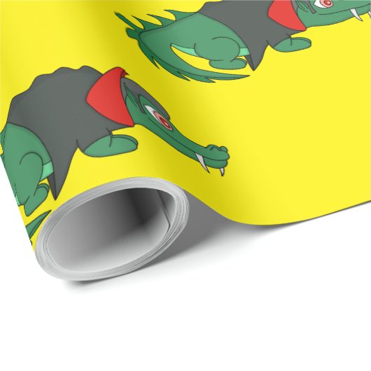 Vampire Crocodile Geschenkpapier (Rolleneckpunkt)