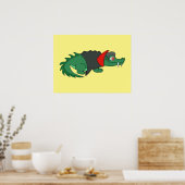 Vampire Crocodile Poster (Küche)