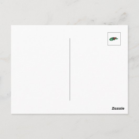 Vampire Crocodile Postkarte (Rückseite)