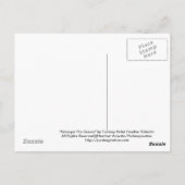 Vampire Dark Angel Gothic Graveyard Art Postkarte (Rückseite)