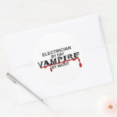 Vampire de la Night Runder Aufkleber (Umschlag)