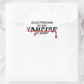 Vampire de la Night Runder Aufkleber (Tasche)
