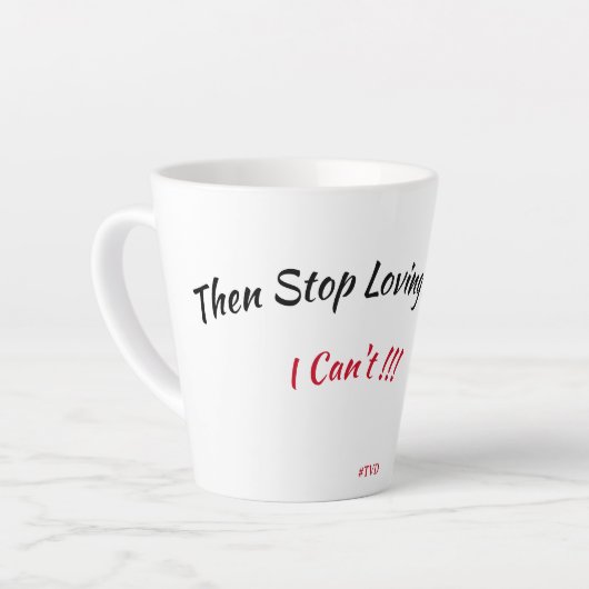 Vampire Diaries TVD Latte Tasse (Linke Ecke)