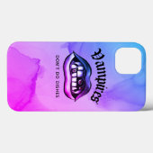 Vampire Do nicht Geschirr Funny Vaporwave Case-Mate iPhone Hülle (Rückseite (Horizontal))