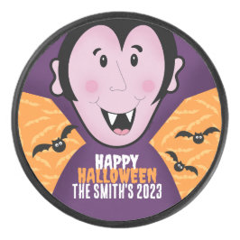 Vampire Dracula Bats Kinder Niedlich glückliches H Eishockey Puck