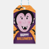 Vampire Dracula Bats Kinder Niedlich glückliches H Geschenkanhänger (Rückseite)