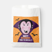 Vampire Dracula Bats Kinder Niedlich glückliches H Geschenktütchen (Vorderseite)